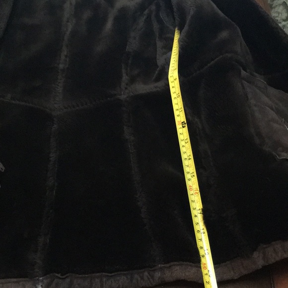 Genuine Suede and Fox Winter Coat - Picture 12 of 17